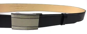 Penny Belts Pánský kožený společenský opasek 35-020-A7 black 110 cm