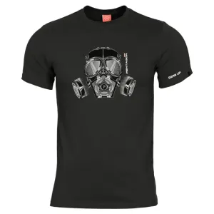 Pentagon Gas Mask tričko, černé - XL