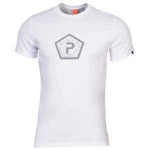Pentagon Shape tričko, bílé - L