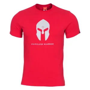 Pentagon Spartan Helmet tričko, červené - S
