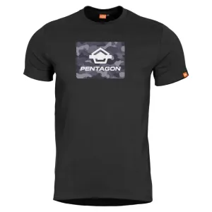 Pentagon Spot Camo tričko, černé - S