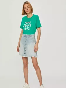 Pepe Jeans dámské zelené tričko #1409569