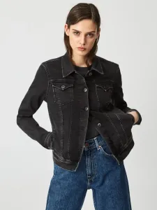 Pepe Jeans dámská černá džínová bunda #1413423