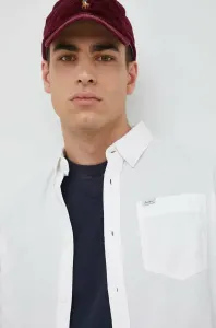 Košile Pepe Jeans Fabio bílá barva, regular, s límečkem button-down