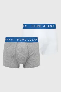Boxerky Pepe Jeans 2-pack pánské, šedá barva #5657998