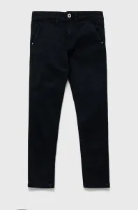 Dětské kalhoty Pepe Jeans tmavomodrá barva, hladké