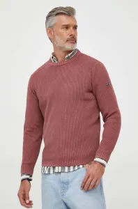 Bavlněný svetr Pepe Jeans Dean růžová barva