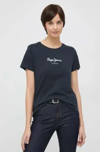 Bavlněné tričko Pepe Jeans Wendy černá barva