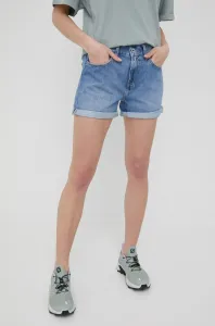 Džínové šortky Pepe Jeans Mable Short dámské, hladké, medium waist #4884589