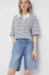 Džínové šortky Pepe Jeans Violet Bermuda dámské, hladké, high waist #5017466