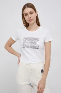 Bavlněné tričko Pepe Jeans Beatriz bílá barva