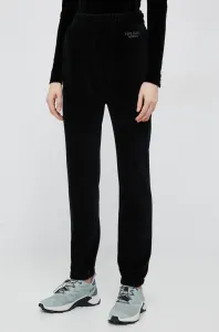 Tepláky Pepe Jeans Cora dámské, černá barva, hladké #4607220