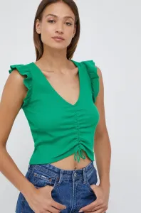 Top Pepe Jeans dámský, zelená barva #2031822