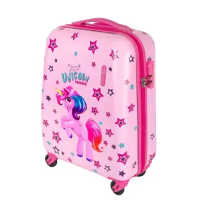 PERLETTI - Luxusní dětský ABS cestovní kufr UNICORN, 51x35x20xm, 14325