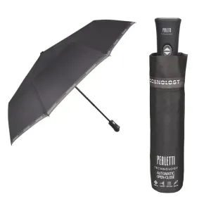 PERLETTI - Technology, Automatický skládací deštník Bordo/tmavomodrý, 21765