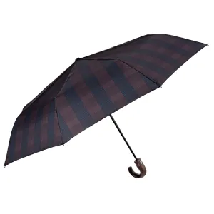 PERLETTI - Pánský plnoautomatický deštník TIME Scozzese / šedo-hnědý, 21733