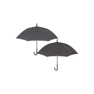PERLETTI - Pánský automatický deštník TIME / světlý, 26073