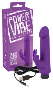 You2Toys - Power Vibe Raby - nabíjecí vibrátor s ramínkem na klitoris (tmavě fialový)