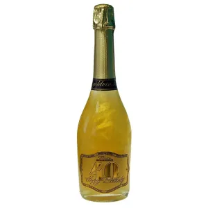Perleťové šampaňské GHOST gold - Happy Birthday 40
