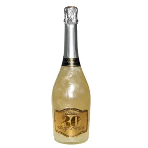 Perlové šampaňské GHOST stříbrné - Happy Birthday 30