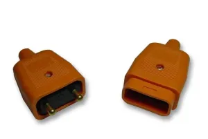 Permaplug Nc10/2 Orange 2 Pin In-Line Connector - Orange