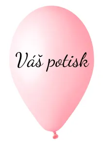 Personal Balónek s textem - Baby růžová 26 cm