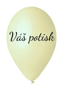 Personal Balónek s textem - Krémový 26 cm