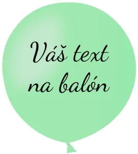 Personal Balón s textem - Zelená máta 80 cm