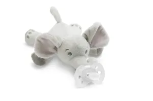 Philips Avent dudlík se zvířátkem SCF348/13 Snuggle slon + ultra soft tyrkysový