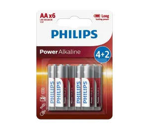 Baterie Philips Power Alkaline AAA 6ks - blistr