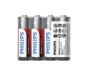 Philips Philips LR6P4F/10 - 4 ks Alkalická baterie AA POWER ALKALINE 1,5V