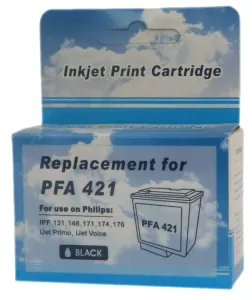Ink Cartridge JetWorld  Black Philips PFA 421 replacement PFA-421