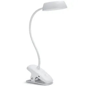 Philips stolní lampička Donutclip bílá
