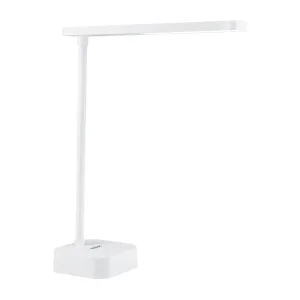 Kancelářská stolní LED lampa TILPA 5W 5000K Stmívatelná Bíla PHILIPS PHIBIU0020
