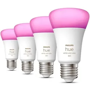 Philips Hue White and Color Ambiance 6.5W 800 E27 4ks