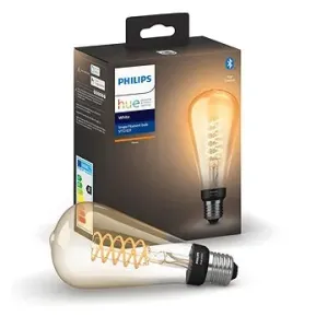 Philips Hue 8719514279179 LED designová žárovka 1x7W E27 550lm 2100K Bluetooth, Teplá bílá