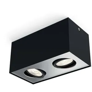 LED Bodové svítidlo Philips Box 50492/30/P0 černé 2x4,5W