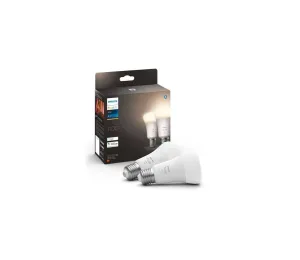 Philips SADA 2x LED Stmívatelná žárovka Philips Hue WHITE E27/9,5W/230V 2700K