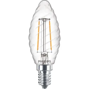 LED žárovka LED E14 BW35 2W = 25W 250lm 2700K Teplá bílá Filament PHILIPS PHICLAK0005