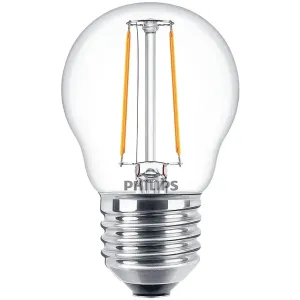 LED žárovka LED E27 P45 2W = 25W 250lm 2700K Teplá bílá Filament PHILIPS PHICLAL0010