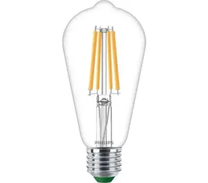 LED žárovka LED Edison E27 ST64 4W = 60W 840lm 2700K Teplá bílá Filament PHILIPS Ultra Efficient PHSUE0505