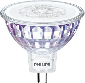 Philips LED žárovka GU5,3 MR16 7W 50W neutrální bílá 4000K , reflektor 12V 36° Studená bílá