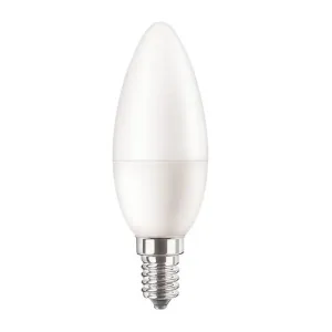LED žárovka LED E14 5W = 40W 470lm 4000K Neutrální bílá svíčka PHILIPS PHLED2221