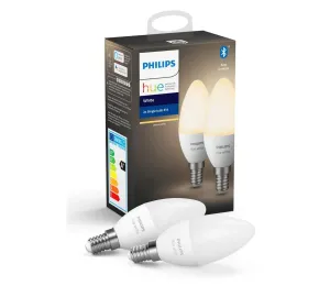 Philips SADA 2x LED Stmívatelná žárovka Philips Hue WHITE E14/5,5W/230V 2700K