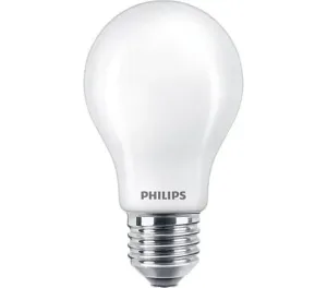 Sada 6x LED žárovka LED E27 A60 7W = 60W 806lm 2700K Teplá bílá Filament Mleczna PHILIPS PHSECW0310
