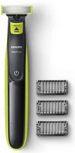 Holicí strojek na tvář, zastřihovač vousů Philips OneBlade QP2520/20, omyvatelný, světle zelená, tmavě šedá