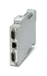 Phoenix Contact Gw Modbus Tcp/rtu 1E/2Db9 Gateway, 100Mbps, 1 X Rj45, Din Rail