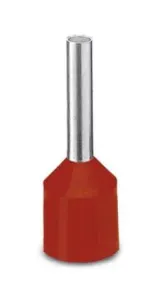 Phoenix Contact 3201958 Terminal, Single Wire Ferrule, 8Awg, Red