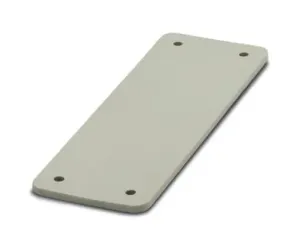 Phoenix Contact 1660384 Cover Plate, Pa, Grey