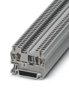 Phoenix Contact 3036262 Dinrail Terminal Block, 2Way, 12Awg, Gry